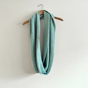 J.Crew Turquoise Knit Infinity Scarf